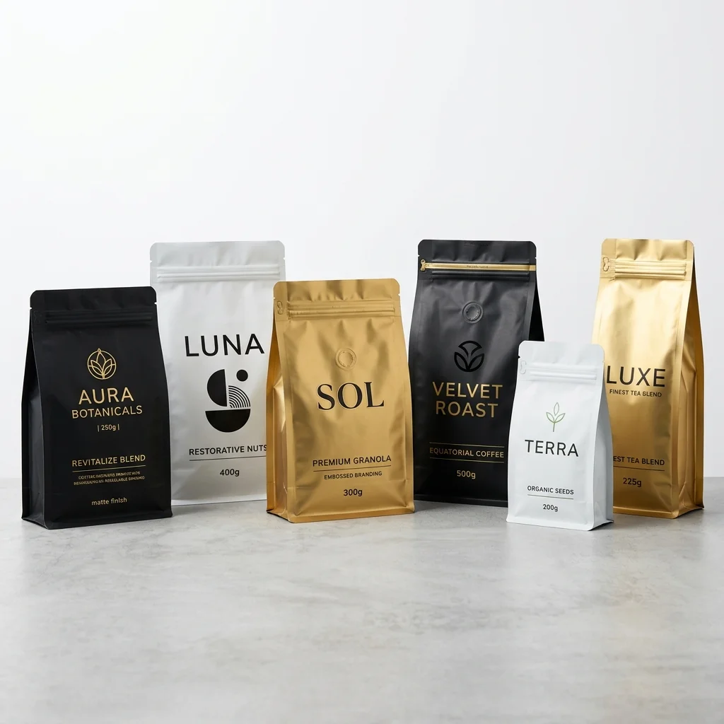 Quad Seal Pouches - hero