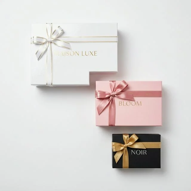 Rigid Box with Ribbon