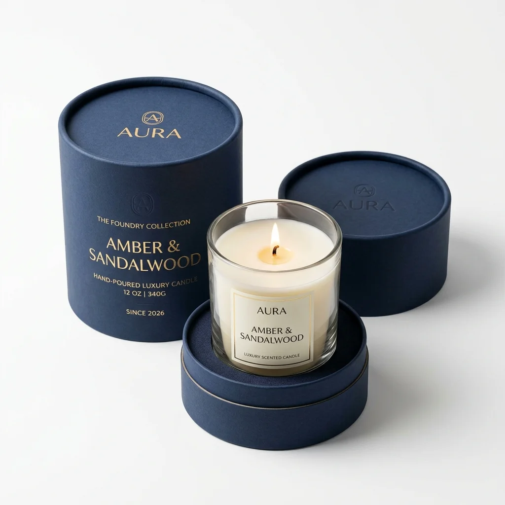 Luxury Candle Packaging packaging application