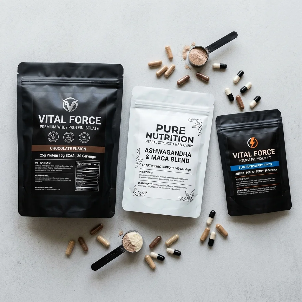 Supplements packaging application