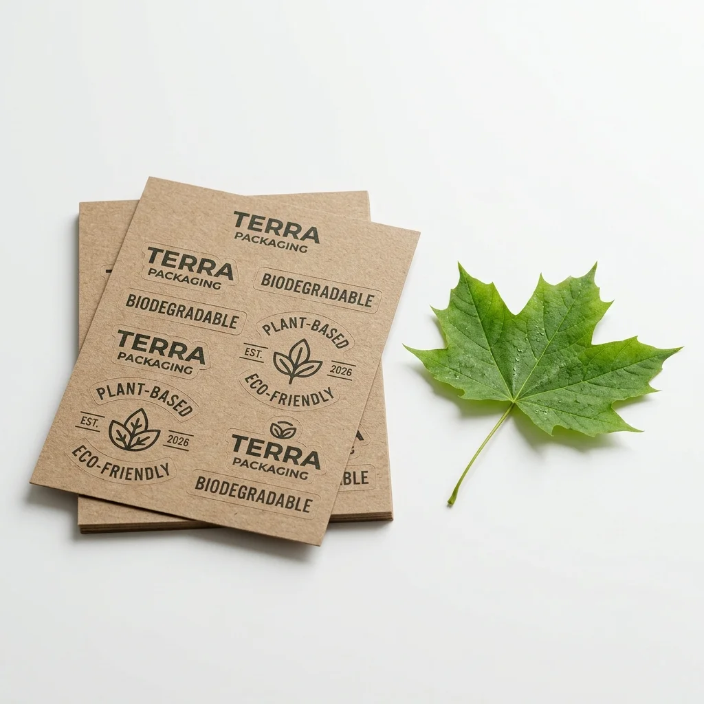 Eco-friendly Sticker Sheets packaging