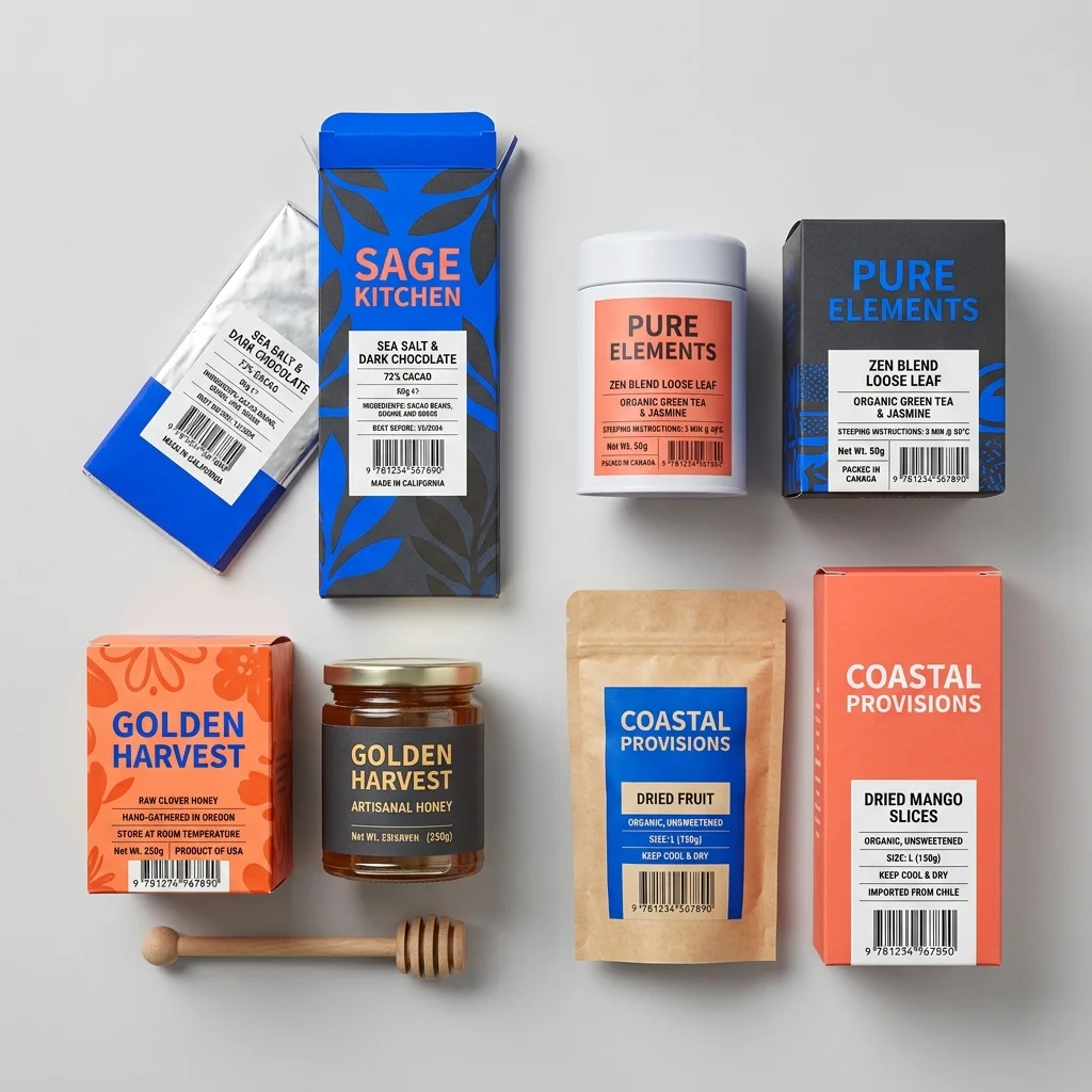 Artisanal Specialty Foods packaging application