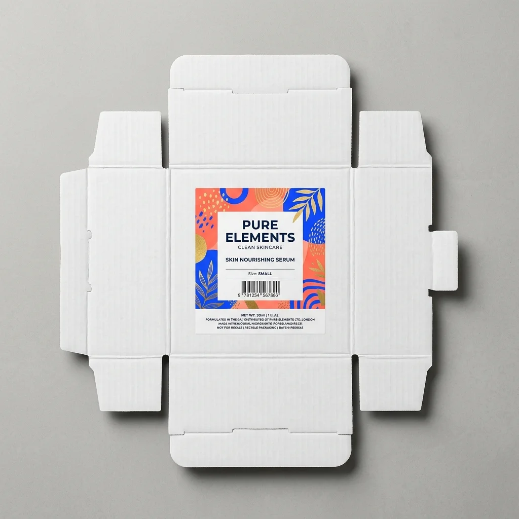 Standard White Corrugated (E-Flute, 1/16")