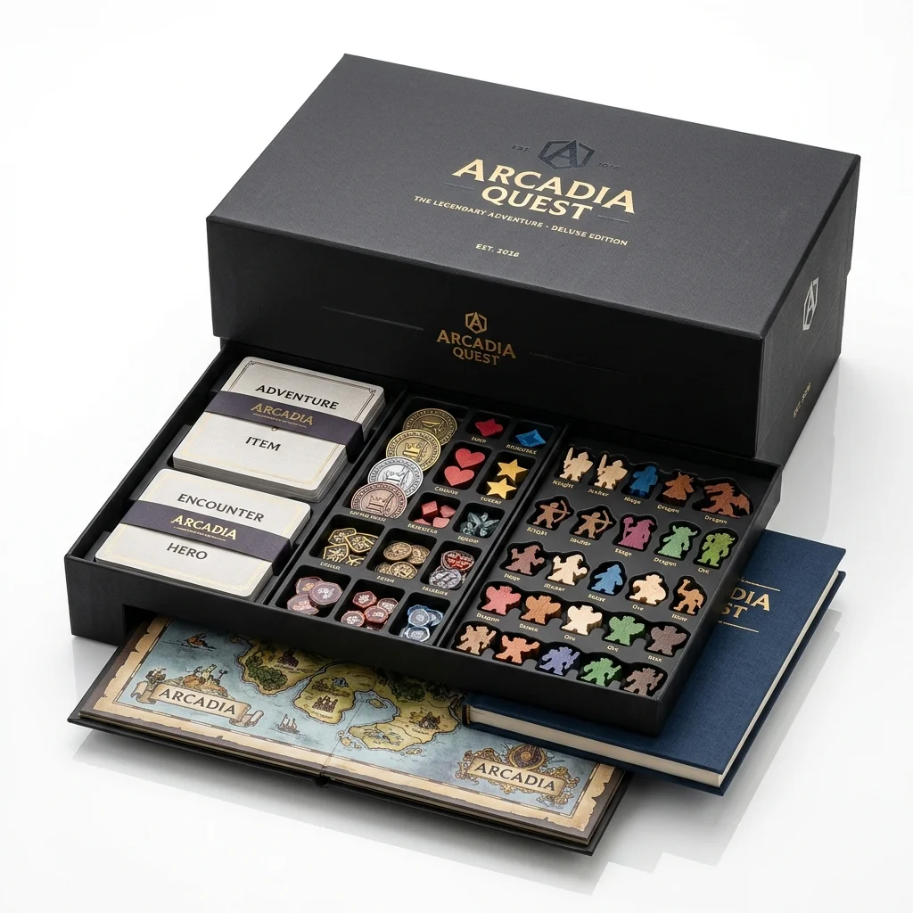 High-End Board Games packaging application